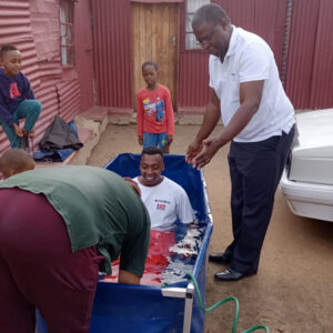 Baptism of Menti John Mokwena