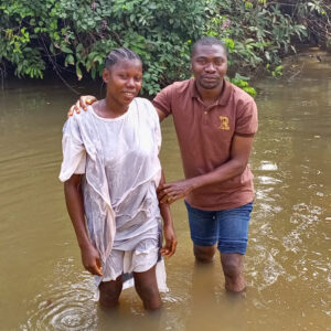 Lucy Kollie baptized into Christ