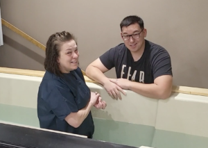 Donna Lacombe's baptism